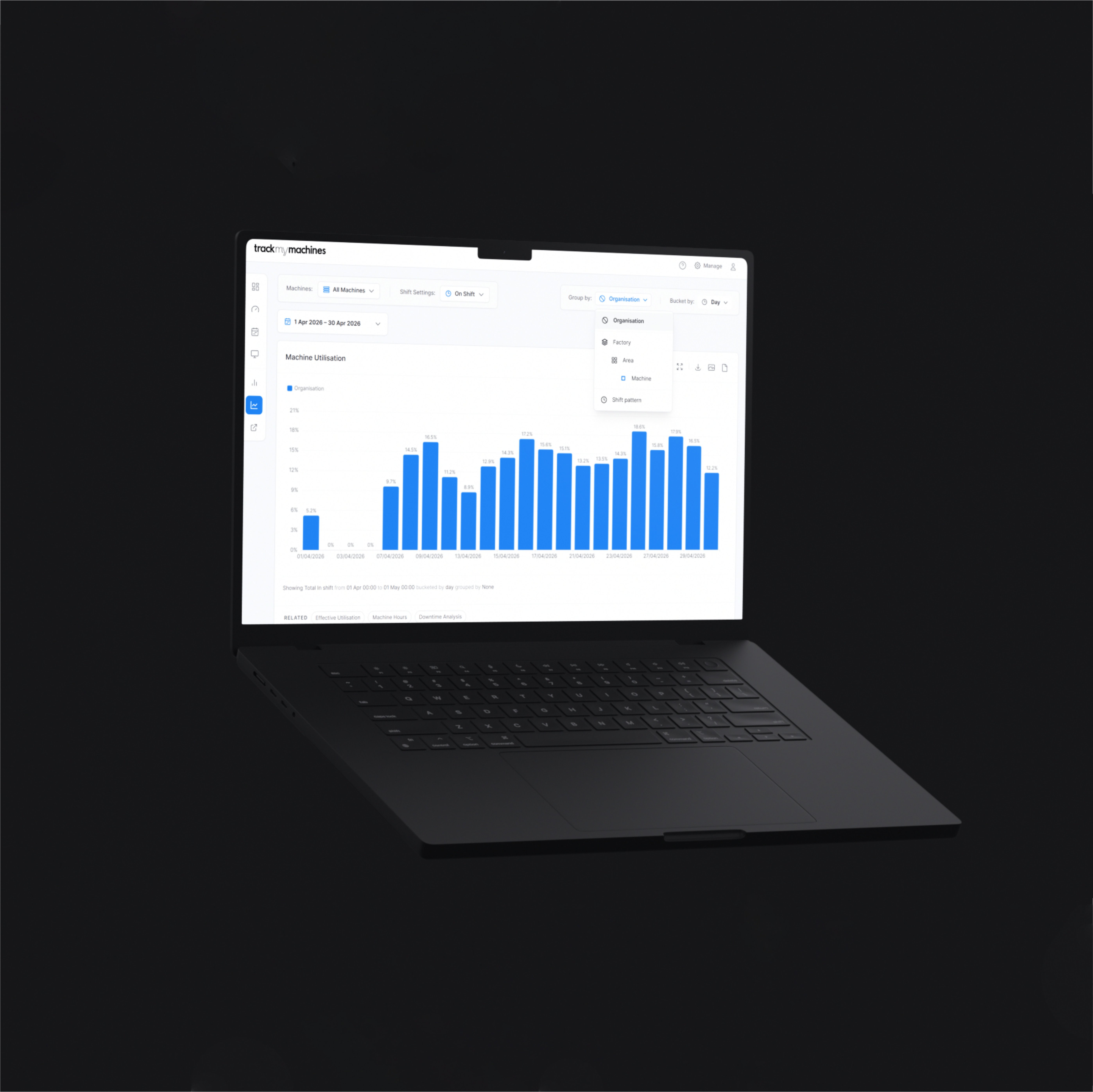 Laptop - 3d Square of Reporting