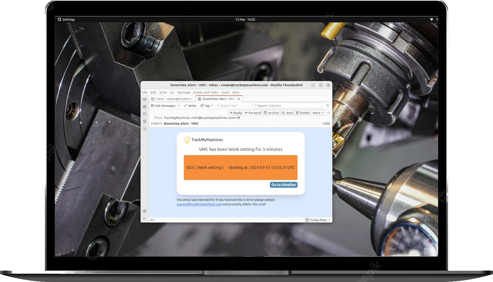 Instant alerts when they're needed. Sent to your phone or laptop